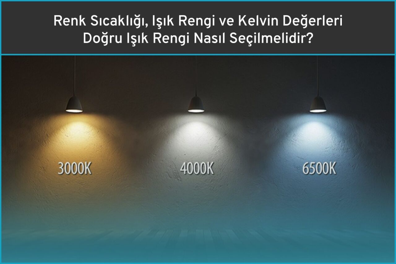  LED Lambalarda Kelvin Değerinin Önemi