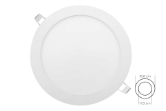 ZMR 15 W Slim Sıva Altı Yuvarlak Panel Armatür 6500 k Beyaz İkili Kutuda