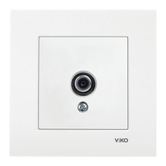 Viko Meridian/ Karre Beyaz Uydu Prizi F Konnektörlü sonlu 10Db  Mek+Düğ/Kapak Çerçeve Dahil 90967038