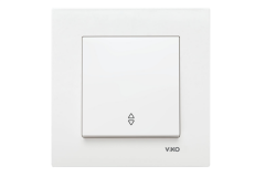 Viko Meridian/ Karre Beyaz Veavien Mek+Düğ/Kapak Çerçeve Dahil 90967004