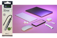ONEZERO C809 Type-C 4 Port USB Hub – Hızlı, Taşınabilir ve Çok Yönlü Bağlantı Çözümü