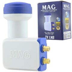 Mag çiftli twin Gold uçlu Philips chip LNB 0.1 dB