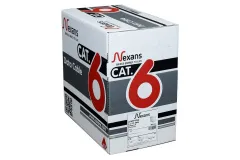 Nexans Cat6, 305M, 23AWG (0,58MM), Utp, %100 Bakır, Lszh Halogen Free, Kablo (Turuncu)