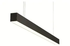 Linear Aydınlatma Siyah Kasa Beyaz Işık 60 w 6400 k